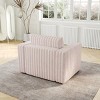 44.9" Modular Upholstered Single Sofa with Wide Armrests and Plush Foam Cushion for Bedroom or Living Room-Cuddlewood - 2 of 4