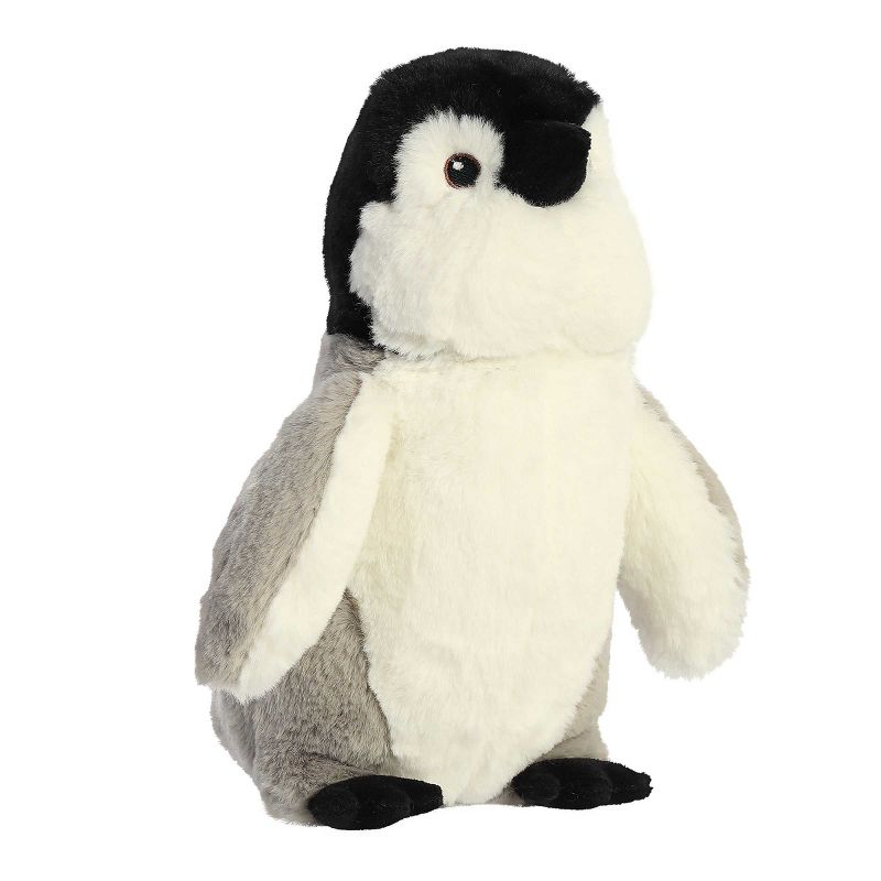 Aurora Medium Penguin Eco Nation Eco-Friendly Stuffed Animal Gray 9.5", 5 of 8