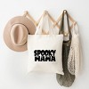 City Creek Prints Spooky Mama Canvas Tote Bag - 15x16 - Natural - 2 of 2