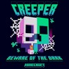 Mens Minecraft Beware Of The Dark Creeper And Skeleton T Shirt - 2 of 4