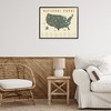 Stupell Industries United States National Parks Adventure Map Green Orange Black Framed Giclee Art - 2 of 4
