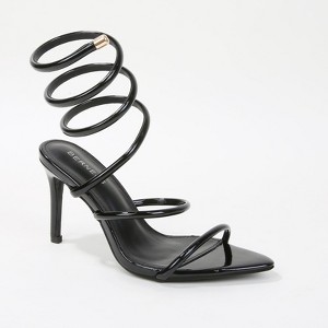 Berness Women's Alison Patent Wraparound Stiletto Heels - 1 of 4