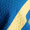 Slickblue Full/Queen Size Quilt Set with Shams, Reversible Vermicelli Quilted, 6 Color Choices, 3 Piece - 3 of 4