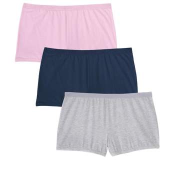 Hanes Women's 6+1 Bonus Pack Comfort Flex Fit Seamless Boy Shorts