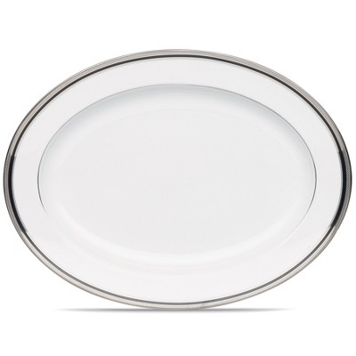 Noritake Austin Platinum Large Oval Serving Platter