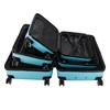 KTMBDW Luggage Set of 3 Hardside Suitcase Sets(20/24/28) with TSA Lock, 4 Spinner Wheels, ABS Lightweight Trolley Travel Case for Business Trip - 4 of 4