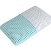 TopComfy Support Pillow Cooling Foam Pillow with Ventilation Channels for Better Sleep Comfort, White and Blue, 16"*8"*8" - 2 of 4