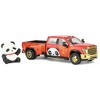 1/64 2022 GMC Sierra 3500 HD Denali Dually Pickup Truck with Beijing Panda, Red, 2025 GreenLight Waltersons Product Expo Exclusive 1352003-B - 2 of 4