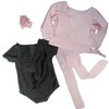 Sophia’s Complete Ballet Leotard and Sweater Set for 18" Dolls, Light Pink - 4 of 4