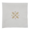 Saro Lifestyle Table Napkins With Snowflake Design (Set of 4) - 4 of 4