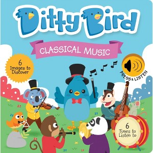 Ditty Bird Classical Music Book, 6 Month and Up, Board Book, 16 Pages - 1 of 3