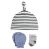 Hudson Baby Infant Boy Caps, Mittens and Socks Set, Dog, 0-6 Months - 4 of 4