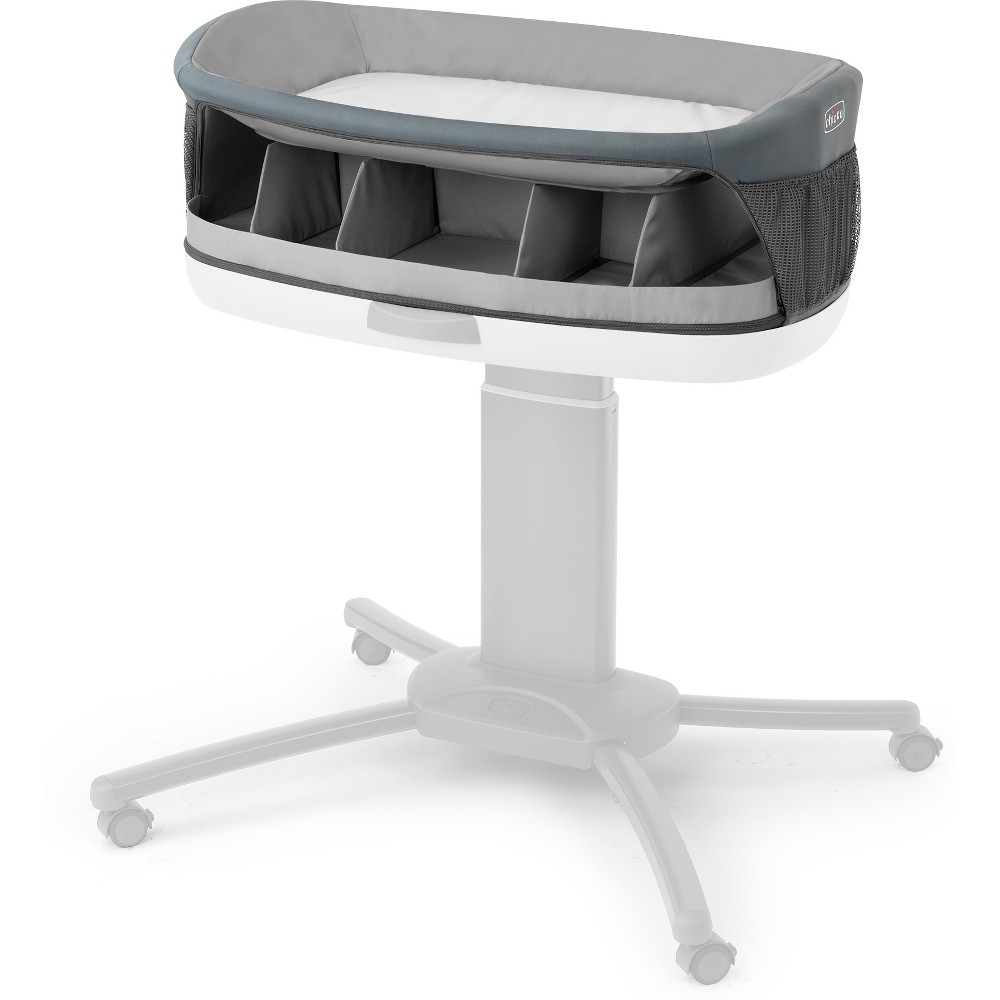 Photos - Changing Table Chicco Close to You SE Changer & Organizer - Gray: Rounded Corners, Modern Style, 30 lb Capacity 
