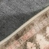 COZONY Vintage Floral Area Rug, Refined Washable Thin Carpet Non Slip for Living Room Bedroom Entryway Study - 4 of 4