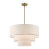 Livex Lighting Gladstone 4 - Light Pendant in  Antique Brass - 4 of 4
