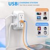 Itopfox Outlet Extender with 6 AC Outlets & 4 USB Ports (2 USB-C), Multi Plug Wall Adapter, Surge Protector for Home, Office, Travel - 3 of 4