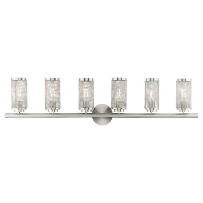 Livex Lighting Industro 6 - Light Vanity in  Brushed Nickel