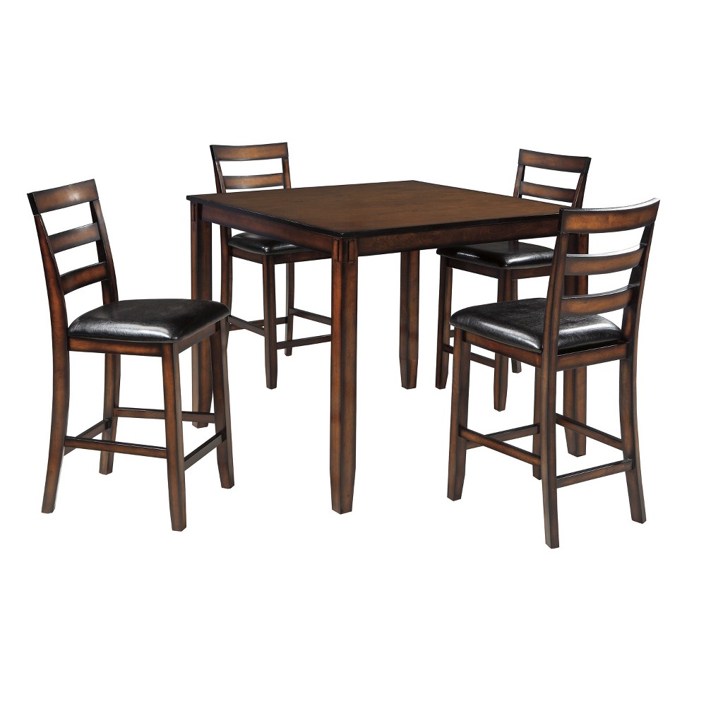 Ashley Dining Table Set Brown