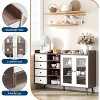 Buffet Cabinet with Storage,Modern Coffee Bar Station with Adjustable Shelves - 3 of 4
