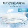 HEYCUZI Pillow King Size Set of 1 for Sleeping - Fluffy Down Alternative Microfiber and Memory Foam Fill,Breathable Hotel Pillows(Medium) - 3 of 4
