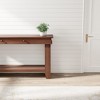 54-Inch Long Console Table, Wooden Entryway Table with 2 Drawers & Open Storage Shelf, for Entryway, Hallway, Living Room - 4 of 4