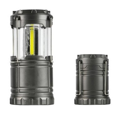 Adventure is Out There Collapsible LED Lantern Set - Silver