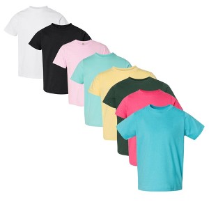 EG PRO Toddler Fine Jersey Tees Stylish and Soft 2T to 6T Assorted-8PK 3T - 1 of 4