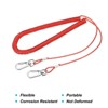 Unique Bargains Heavy Spring Safety Extension Cord Retractable Fishing Coiled Lanyard 1 Pc - 3 of 4
