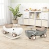 Infans Convertible Rocking Horse & Sliding Car w/ Detachable Balance Board Dark Gray - 3 of 4