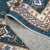Area Rug, Rugs for Living Room,Washable Vintage Rug, Non-Slip Low Pile Throw Soft Rugs with Rubber Backing, Washable Rugs - 4 of 4