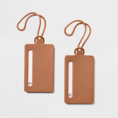 2pk Silicone Luggage Tag - Open Story™