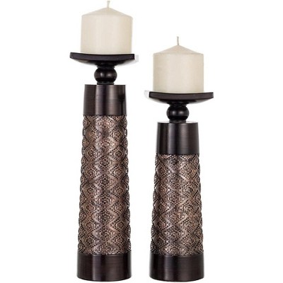 Creative Scents Decorative Dublin Candle Sticks Set of 2