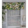 RLF Home Jungla Regal 100% Cotton with Fully Lined 3" Rod Pocket Valnance for Windows 50" x 17" Forest - 2 of 4