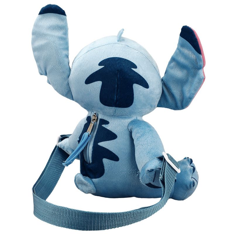 Disney Stitch Stuffed Plush Cross Body Backpack, 4 of 6