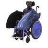 HalloweenCostumes.com One Size Fits Most   Adaptive Black Panther Kid's Wheelchair Accessory | Wheelchair Costumes, Purple/Gray - 2 of 4