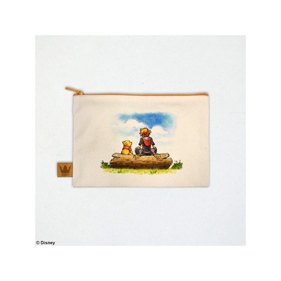 Square Enix Kingdom Hearts III Canvas Pouch 100 Acre Wood: Sora And Winnie the Pooh