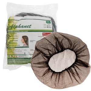 Bison Life Alphanet Disposable 24" Nylon Honeycomb Hair Net for Women & Men - 100 Pcs - 1 of 4