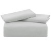 PiccoCasa Washed Brushed Microfiber Soft Duvet Cover Set 3 Pieces including 2 Pillow Cases - 4 of 4