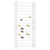 vidaXL Wine Rack for 96 Bottles White Metal - 3 of 4