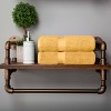 Luxury Cotton Heavyweight Ultra-Plush Bath Towel Set of 2 by Blue Nile Mills - 2 of 4