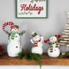 Northlight Smiling and Waving Snowman Christmas Figurine - 11.25" - 4 of 4