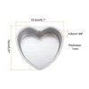 Unique Bargains Heart Shaped Cake Pan 1 Pc - 2 of 4