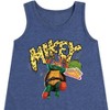 - Teenage Mutant Ninja Turtles - Michelangelo AKA Mikey Graphic Sleeveless Aline Dress - 2 of 3