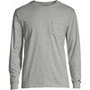 Lands' End Men's Super-T Long Sleeve T-Shirt with Pocket - 2 of 3