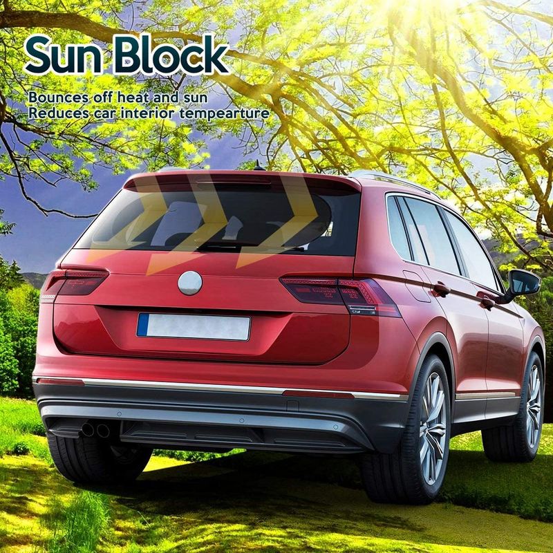 Zone Tech Clear Car Sun Stop Shade Premium Quality Mesh Rear Window Shade, 5 of 9