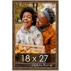 PosterPalooza | Textured Gold Picture Frame - UV Acrylic, Foam Board Backing, Hanging Hardware - 2 of 4