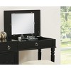 NicBex Vanity Desk with Mirror Dressing Table with Open-up Mirror, Storage Drawers, Makeup Desk with Cushion Stool for Apartment - 3 of 4
