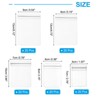 Unique Bargains  PVC Packaging Jewelry Anti-Oxidation Anti-Tarnish Storage Zipper Bags Clear 100 Pcs - 2 of 3