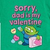 Boys' - Toy Story - Sorry Dad My Valentine Short Sleeve Graphic T-Shirt - 2 of 4