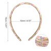 Unique Bargains Women's Elegant Straw Headband 5.91"x1.57" 1 Pc - 4 of 4